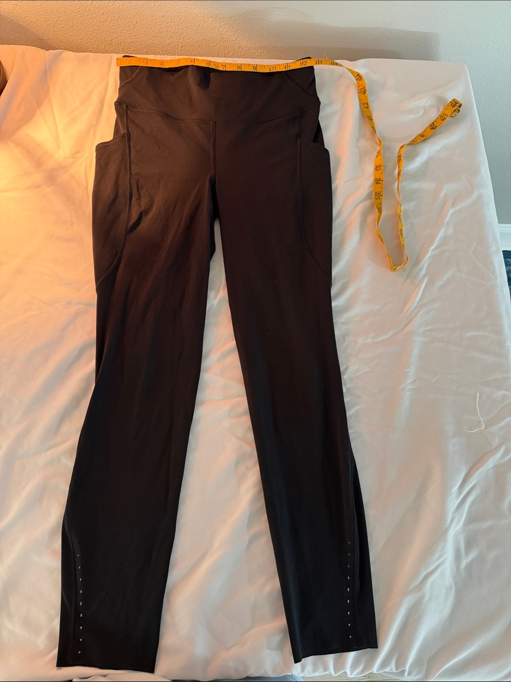 lululemon athletica Black High-Rise Leggings with Side Pockets